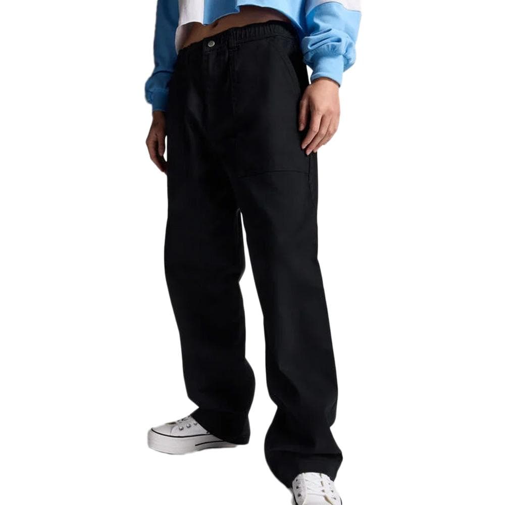 Pantalon Baggy Noir Femme Converse Harbor 1
