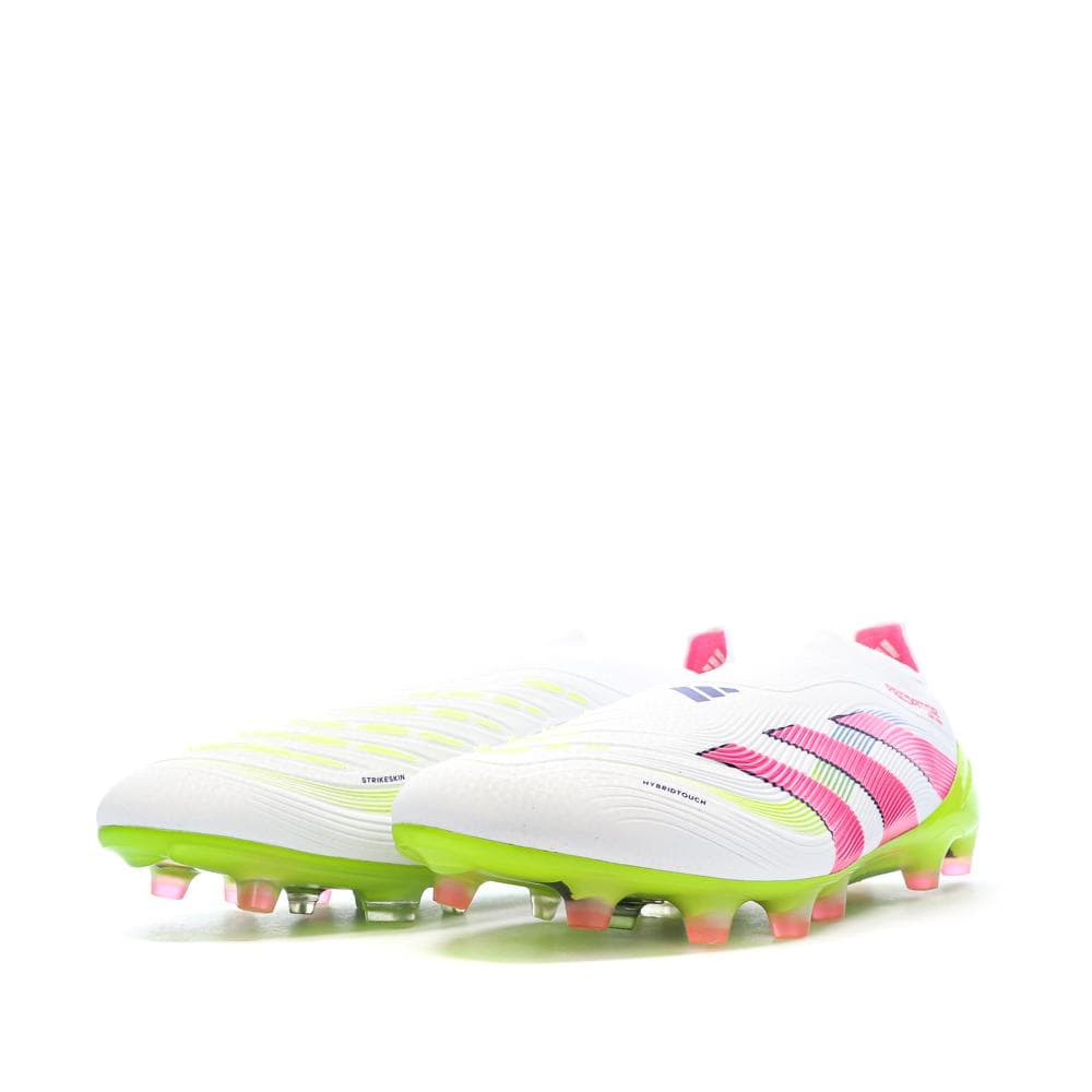 Chaussures de Foot Blanc/Rose Homme Adidas Predator Elite Ll AG 6