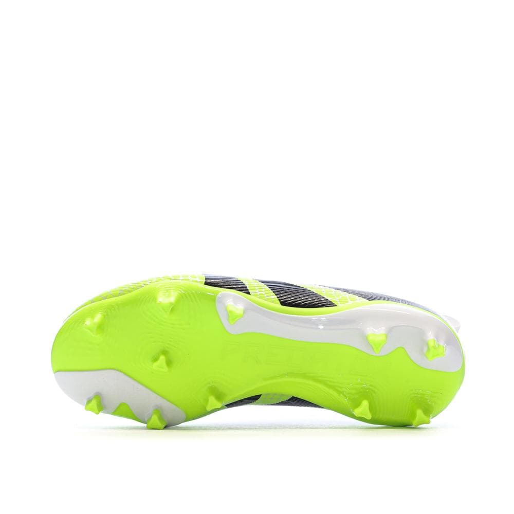 Chaussures de Foot Blanc/Jaune Junior Adidas Predator League Ll FG/MG 5
