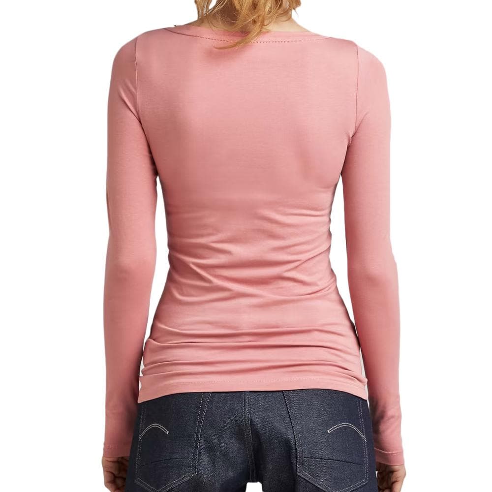 T-shirts Manches Longues Rose Femme G-Star Base R 2