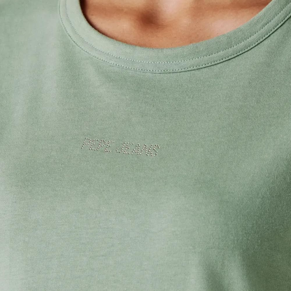 T-Shirt Vert Femme Pepe jeans Pjl L Nd 3