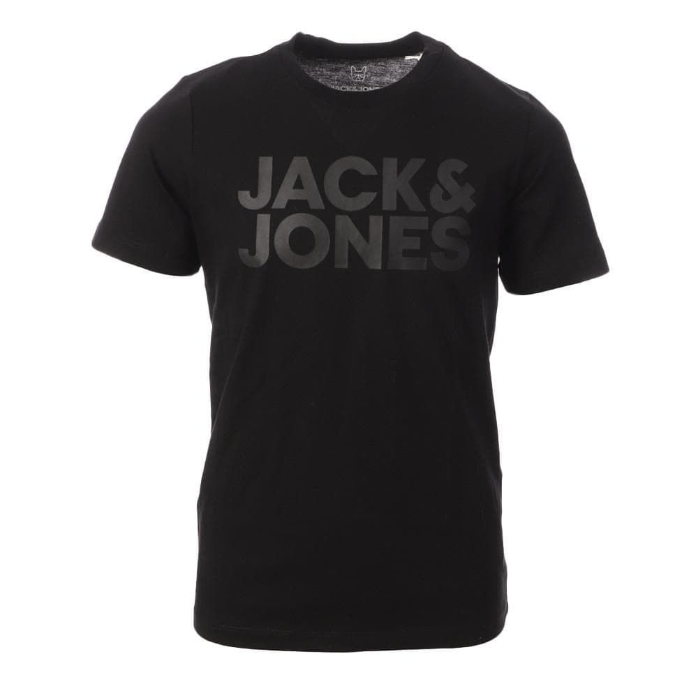 T-shirt Noir Garçon Jack & Jones Logo Tee 12152730 1