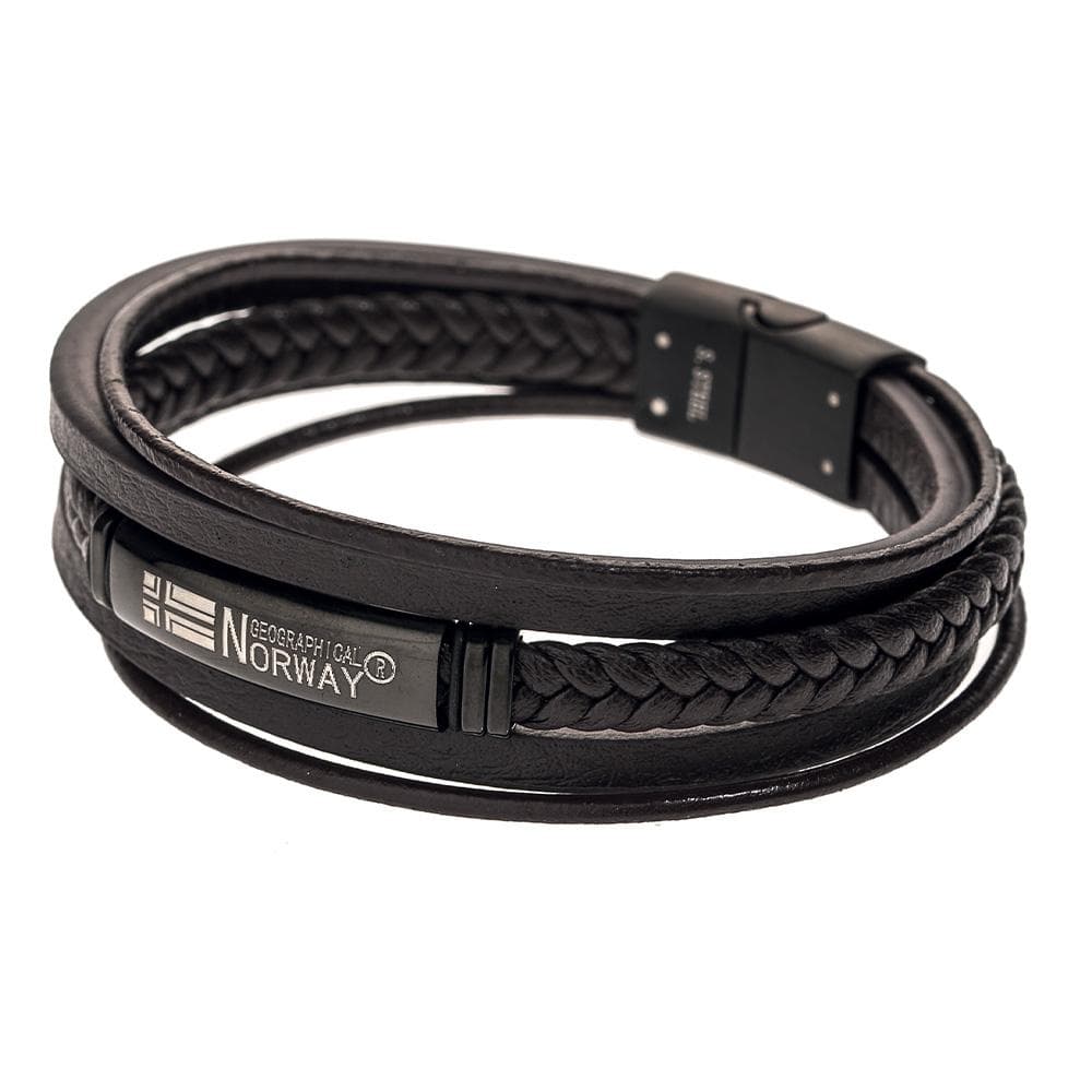 Bracelet Noir Homme Geographical Norway 315139 1