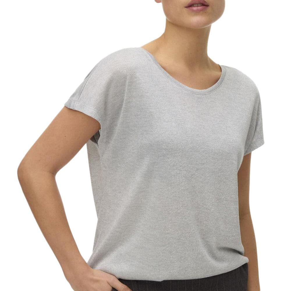 T-Shirt Gris Femme Vero Moda Sarah 1