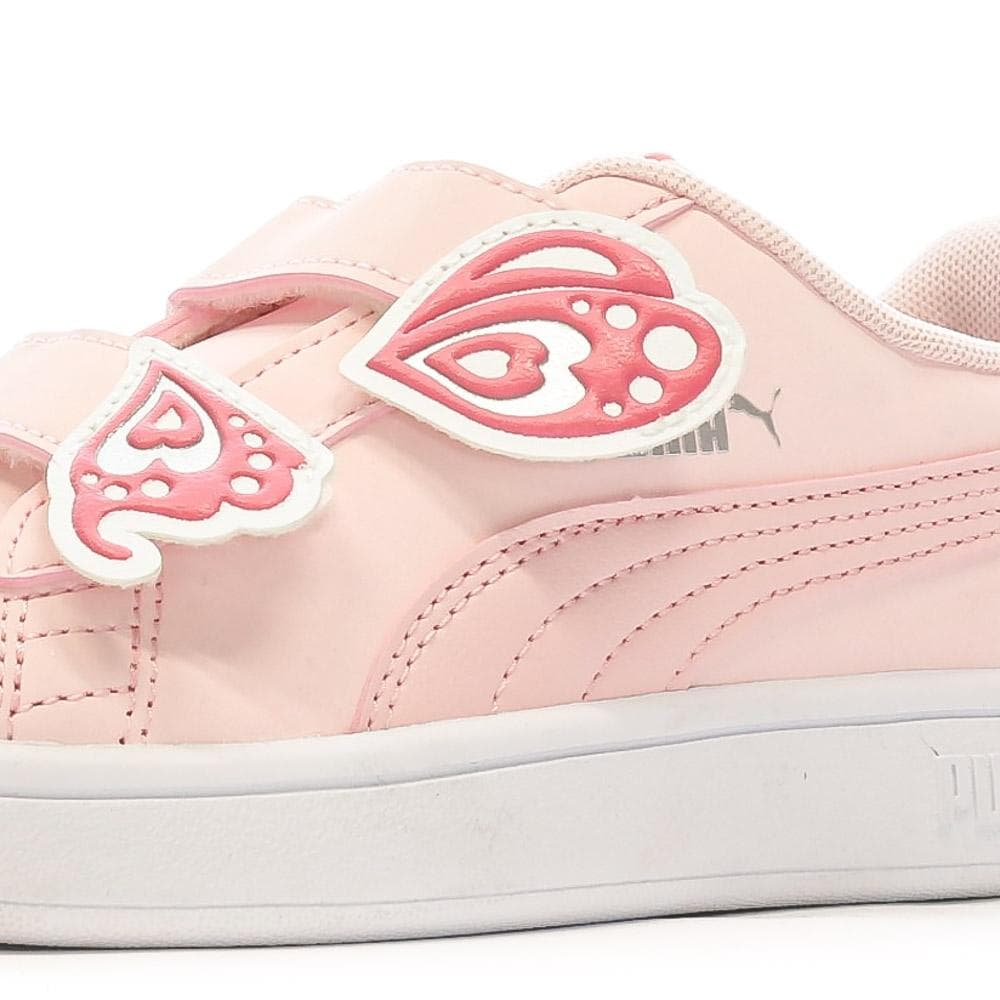Baskets Rose Fille Puma Smash Butterfly 7