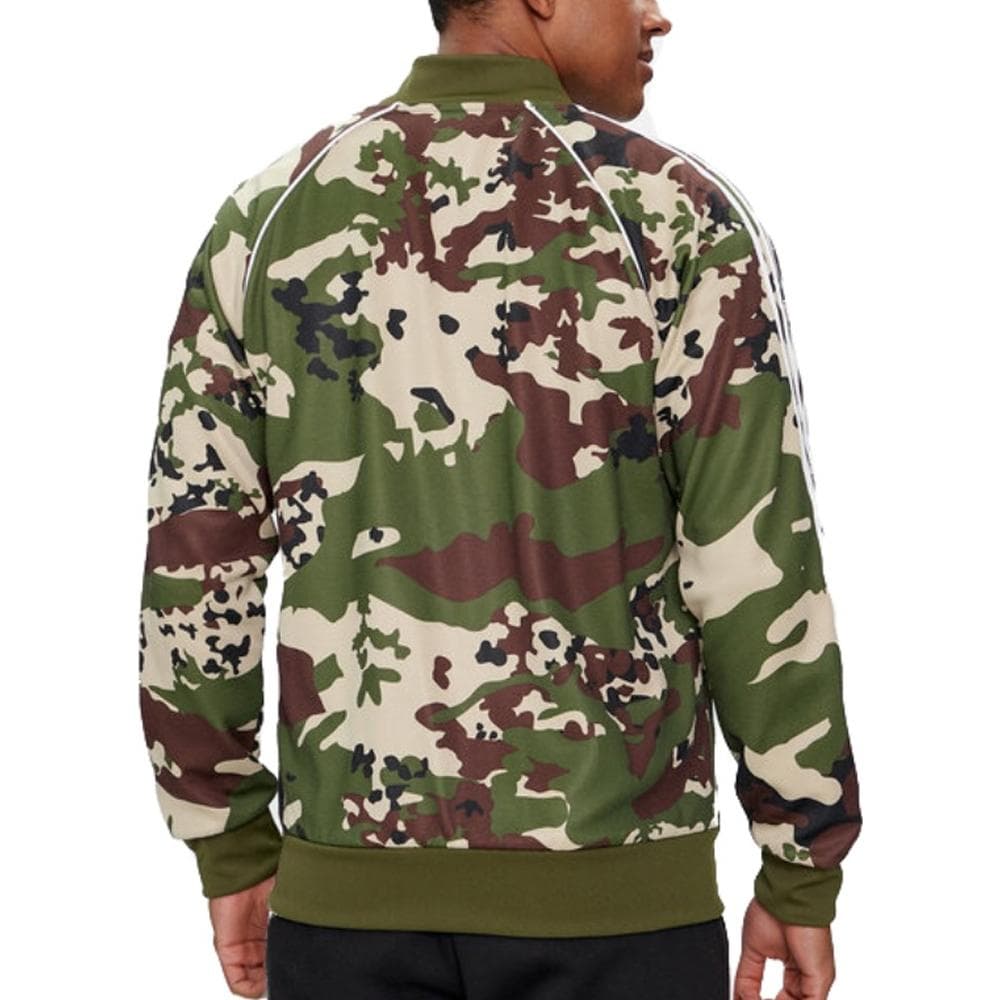 Sweat Zippé Kaki Homme Adidas Camo 2