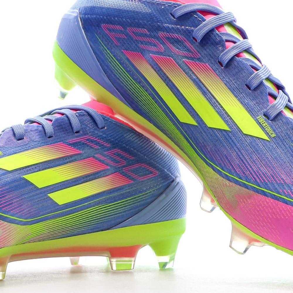 Chaussures de Foot Bleu/Rose/Jaune Homme Adidas F50 Pro FG 7