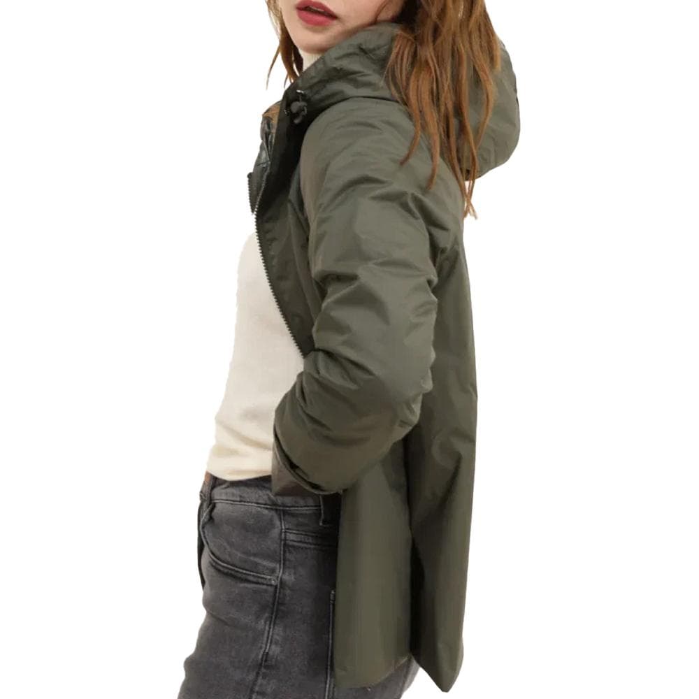 Veste Imperméable Kaki Femme Laura Jo Mi-saison Court 4