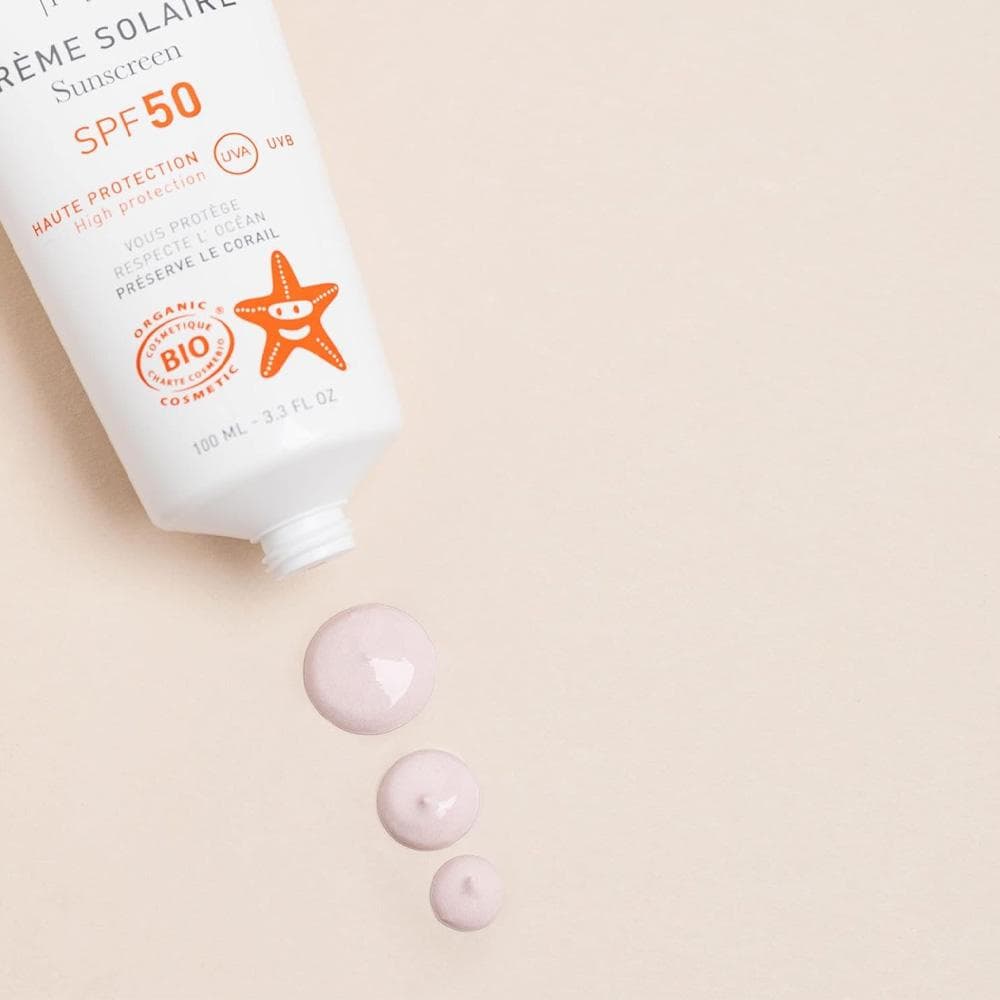 Crème solaire Blanc/Orange Solaire Bio Spf50 50ml 2