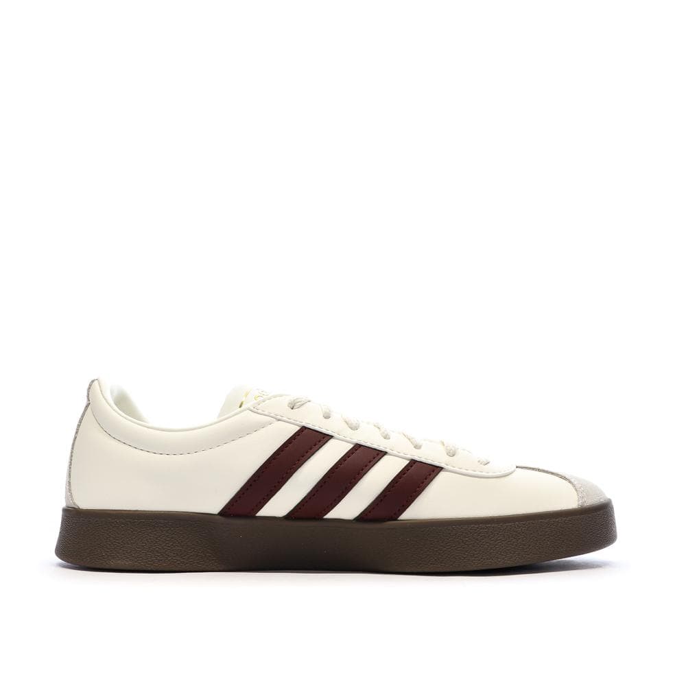 Baskets Beiges/Rouges Homme Adidas Vl Court 2.0 2