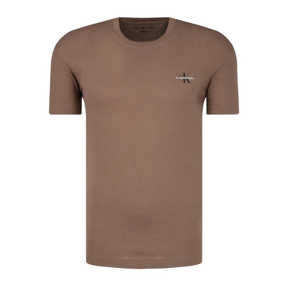 T-shirt Blanc/Marron Homme Calvin Klein Jeans J30J320199 3
