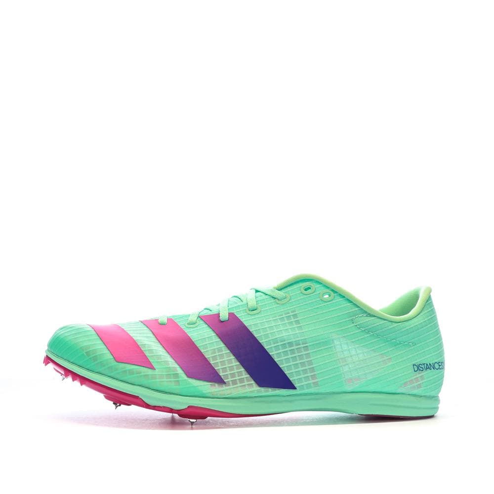 Chaussures d'Athlétisme Vertes Homme Adidas Distancestar 1