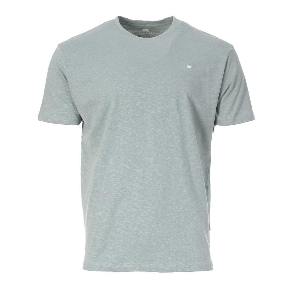 T-Shirt Bleu Homme No Publik Flamme 1