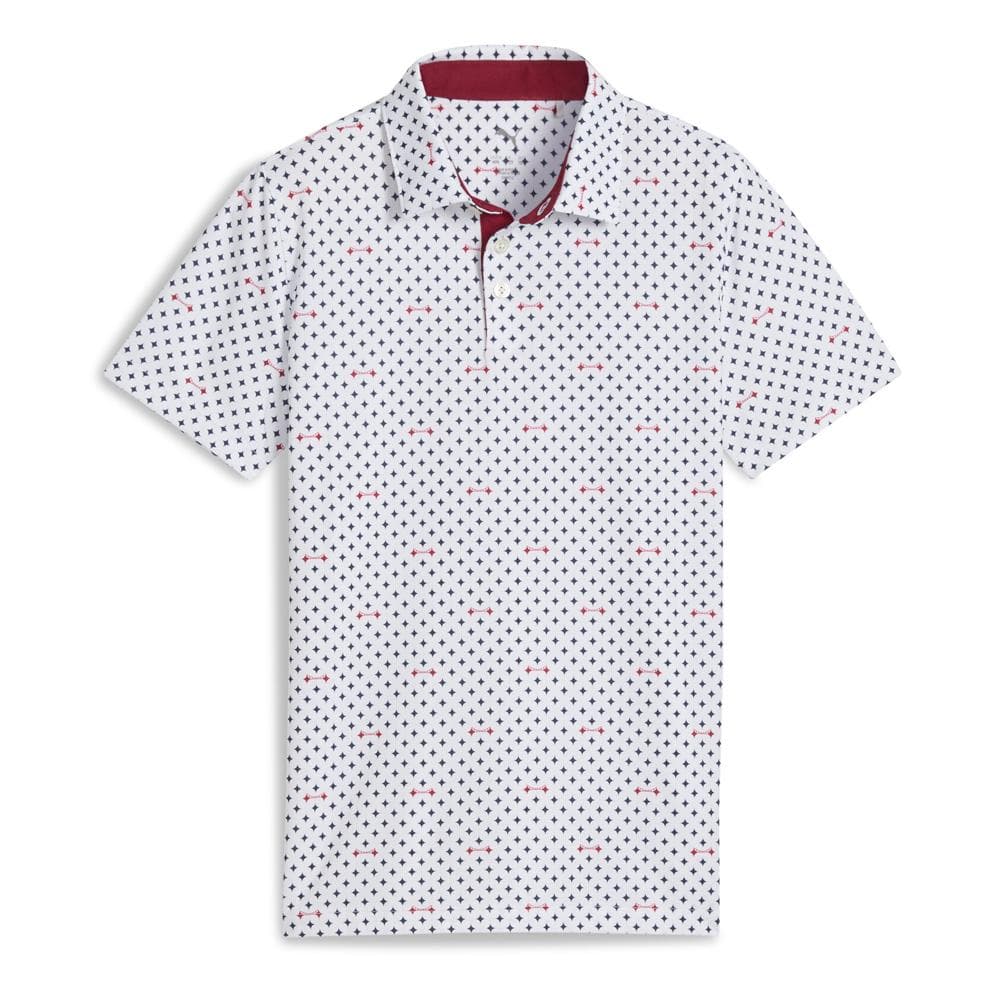 Polo de Golf Blanc Garçon Puma Boys Mattr Burgh 1