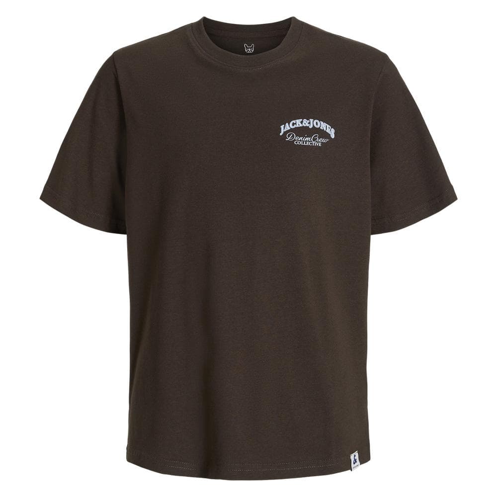 T-Shirt Marron Foncé Garçon Jack & Jones Brandes 1