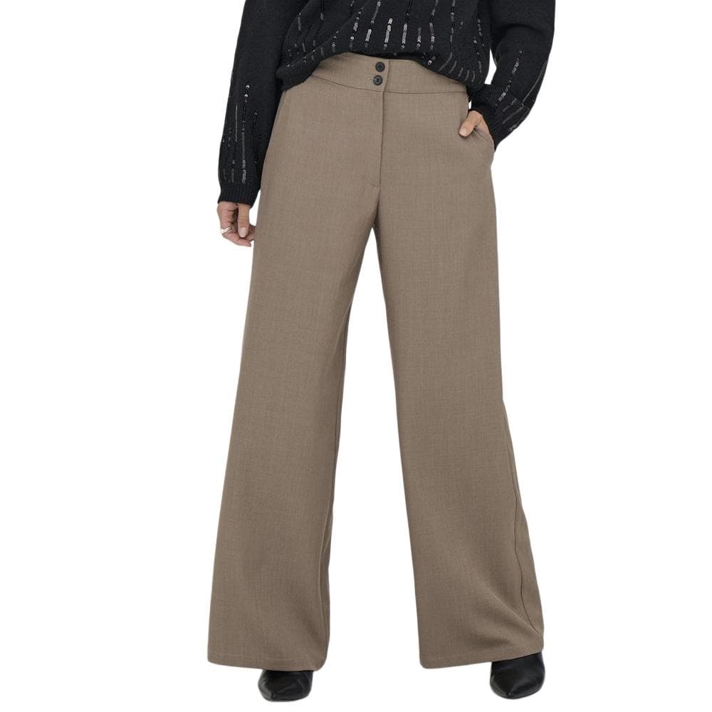 Pantalon fluide Beige Femme JDY Dora 1