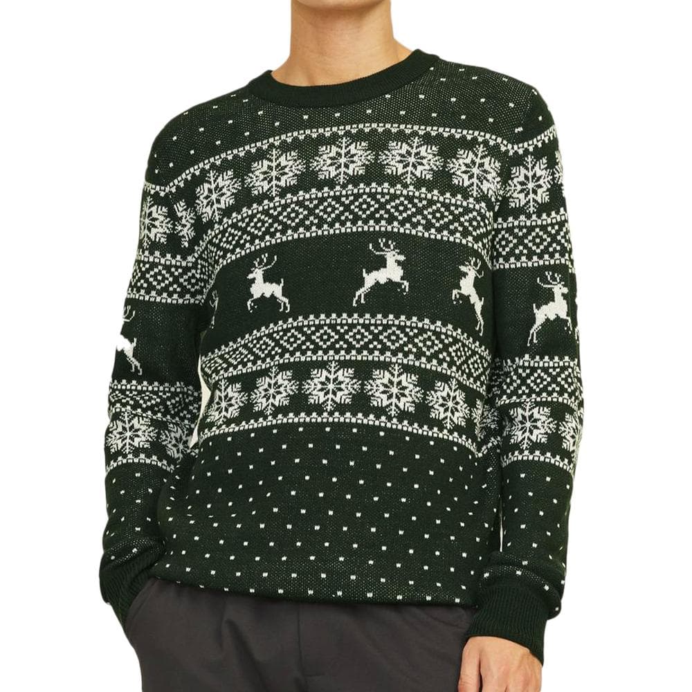 Pull de Noel Vert Homme Jack & Jones Xmas Gabriel 1