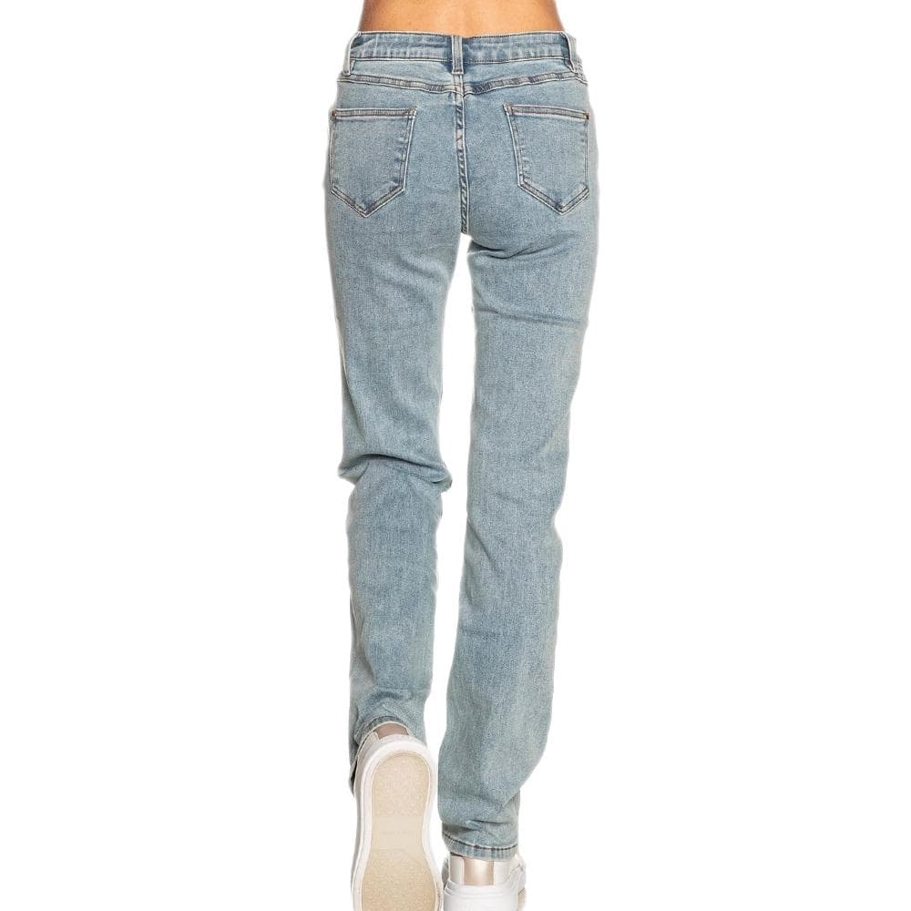 Jean Droit Bleu Femme Morgan 221 2