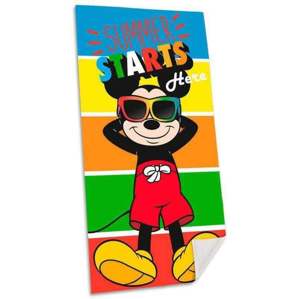 Serviette Jaune Mixte Sport Zone Mickey 70x140cm 1