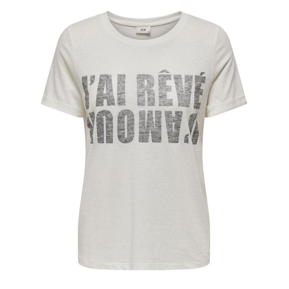 T-shirt Blanc Femme JDY Kitty 1