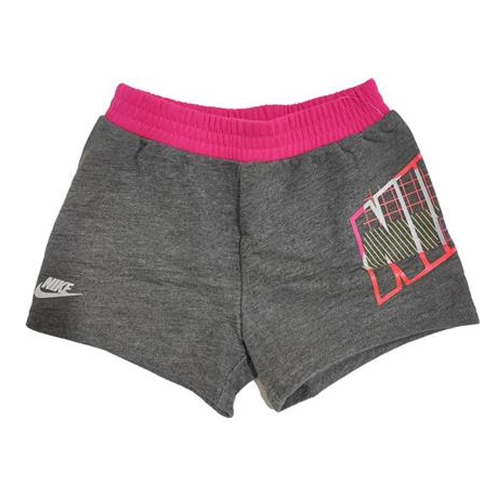 Short Gris/Rose Fille Nike Printed 1