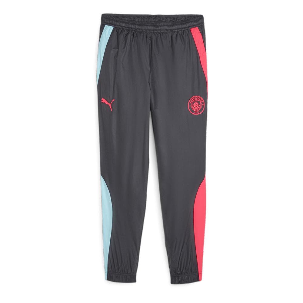 Manchester City Pantalon de foot Noir Homme Puma Prematch Woven 1