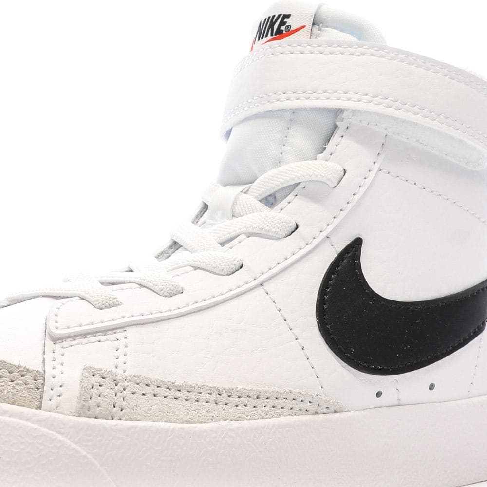 Baskets Blanches/Noires/Gris Garçon Nike Blazer Mid '77 7