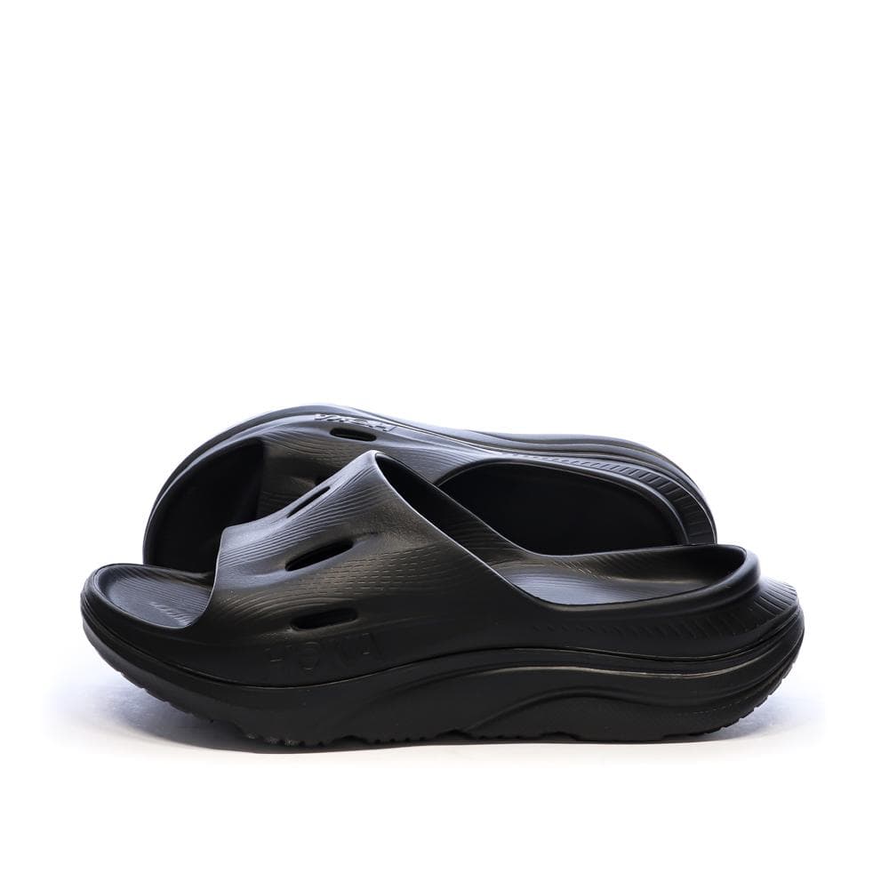 Claquettes Noires Homme Hoka Recovery 1