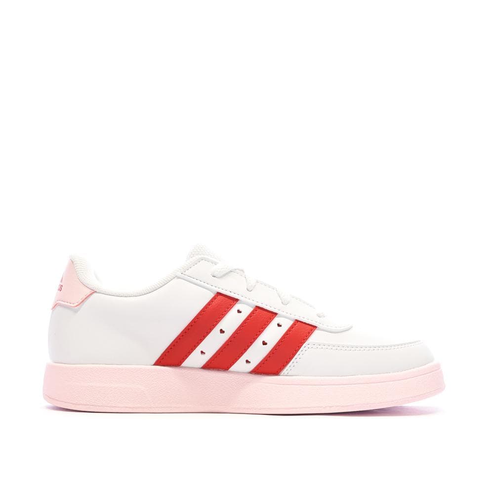 Baskets Rouges/Blanches Fille Adidas Breaknet 2.0 2