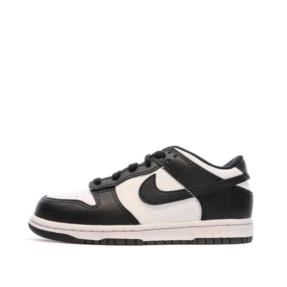 Baskets Blanches/Noires Garçon Nike Dunk Low 1