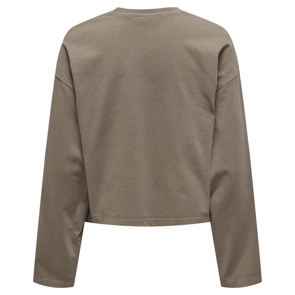 T-Shirt Manches Longues Marron Femme JDY Washed 2