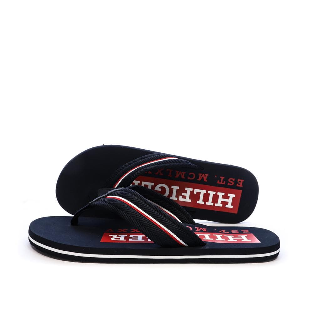 Tongs Noires Homme Tommy Hilfiger Corporate 1