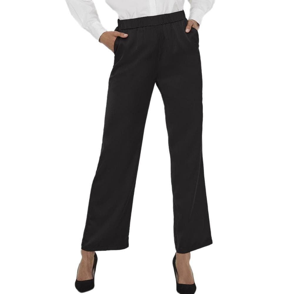 Pantalon fluide Noir Femme Vero Moda Trousers 1