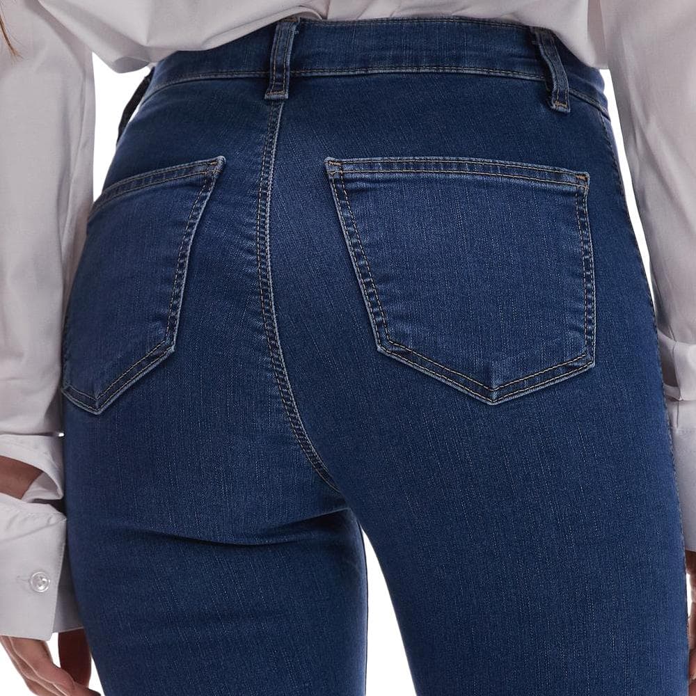 Jean Bleu Femme Topshop Joni Hr Skinny 3