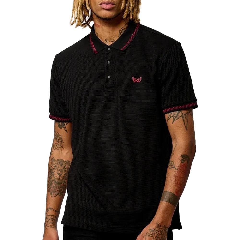 Polo Noir Homme Kaporal TIRUE 1