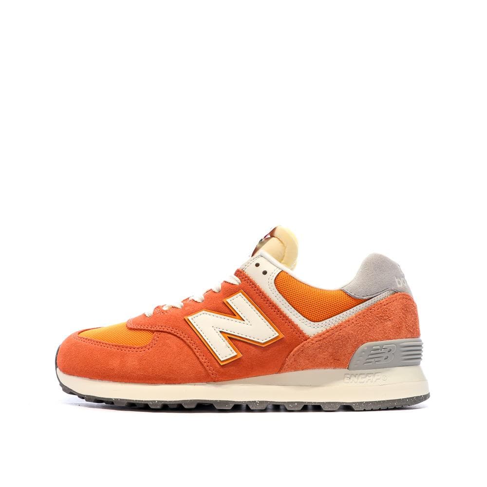 Baskets Orange/Gris Homme New Balance 574 1