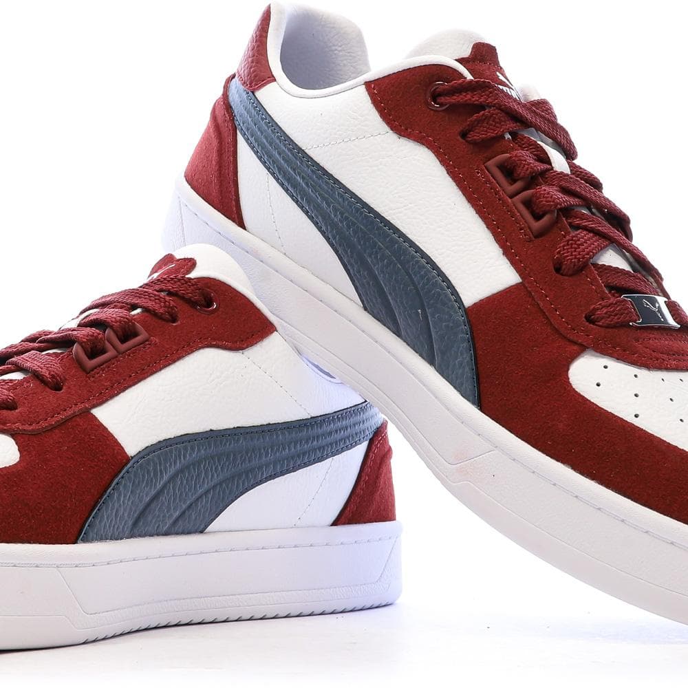 Baskets Blanc/Marine Homme Puma Caven 2 Lux 7