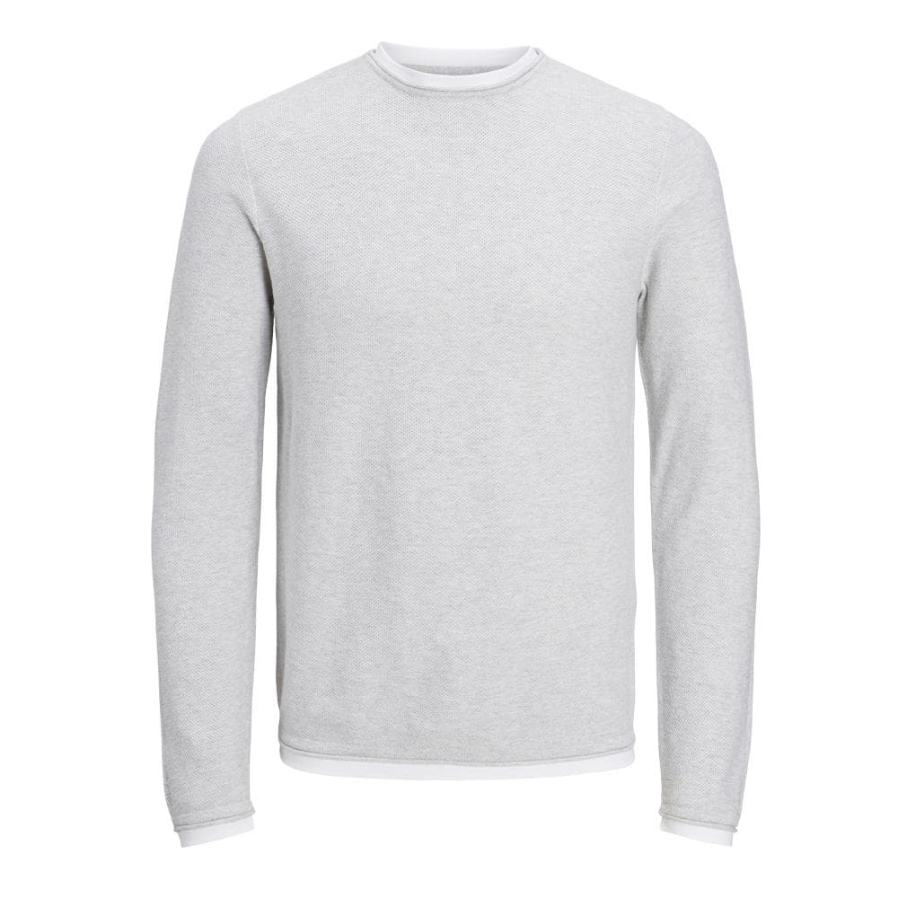 Pull Gris Homme Jack & Jones Twinn Knit 1
