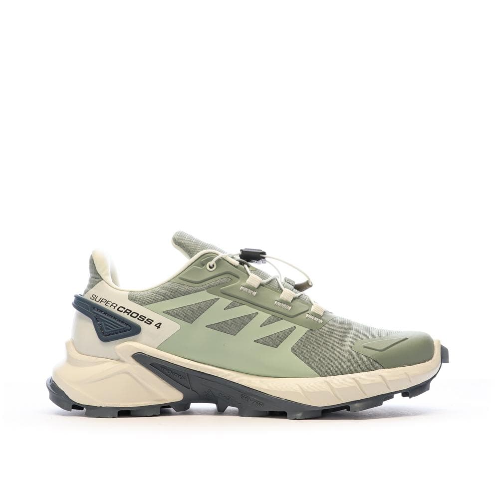 Chaussures de trail Vertes Femme Salomon Supercross 4W 2