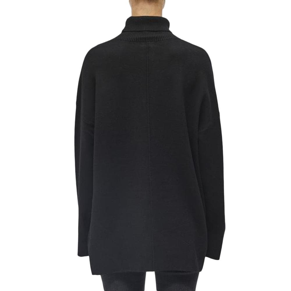 Pull Oversize Noir Femme Object Tunic 2