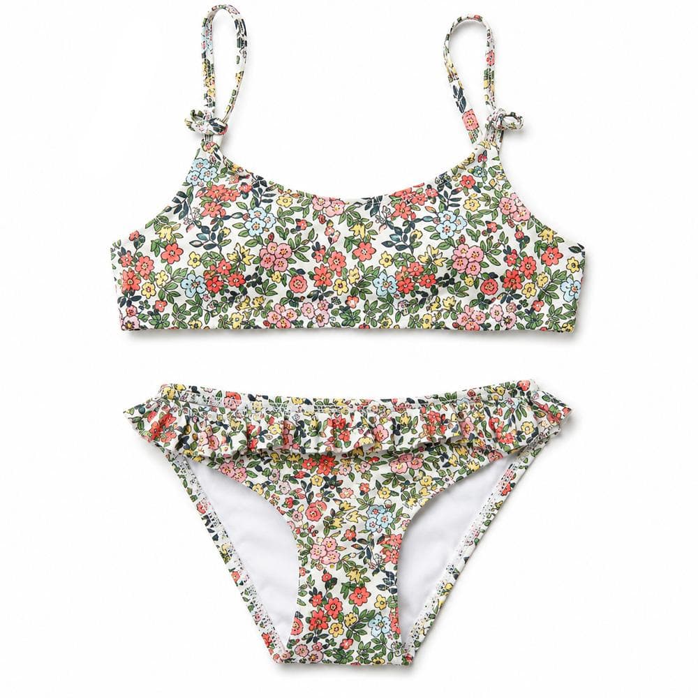 Maillot de bain 2 pieces Fleurs Fille Luna 1