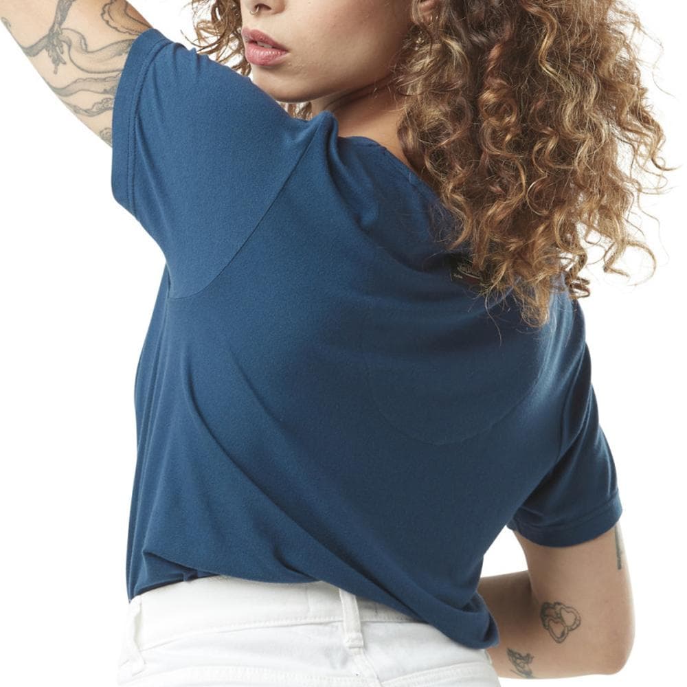 T-shirt Bleu Femme Von Dutch Slub M 2