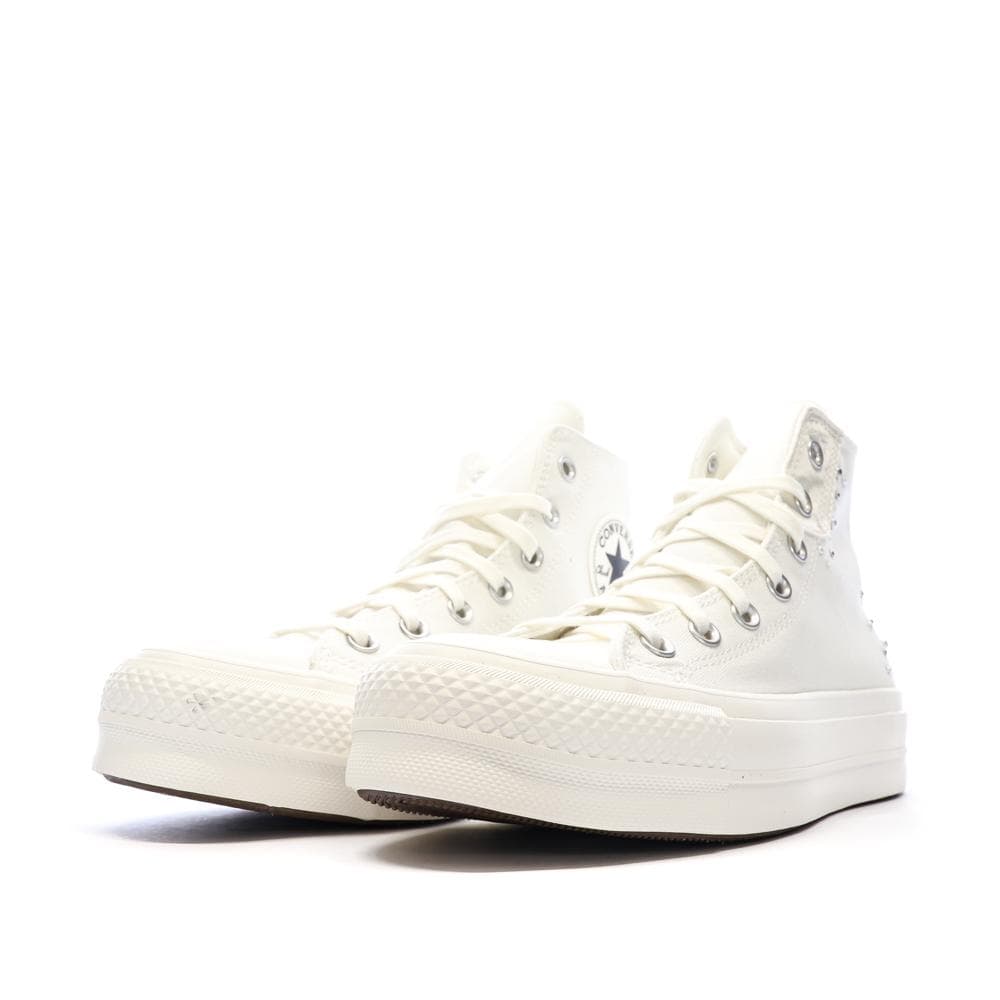 Baskets Blanches Femme Converse Chuck Taylor All Star Perles 6