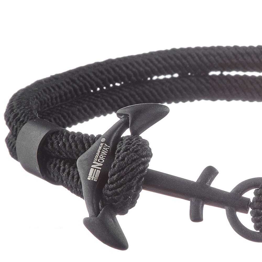 Bracelet Noir Homme Geographical Norway 315029 3
