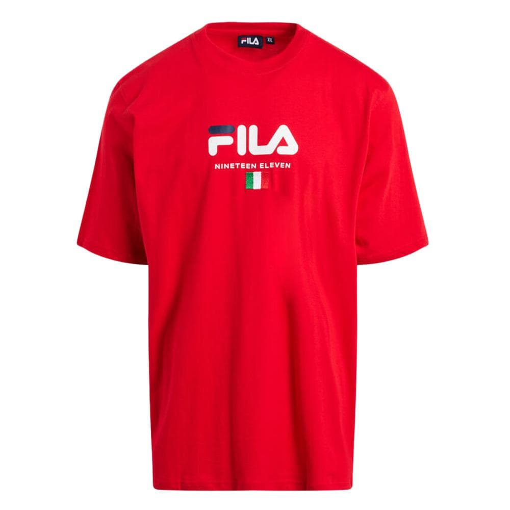 T-shirt Rouge Homme Fila Trellis 1