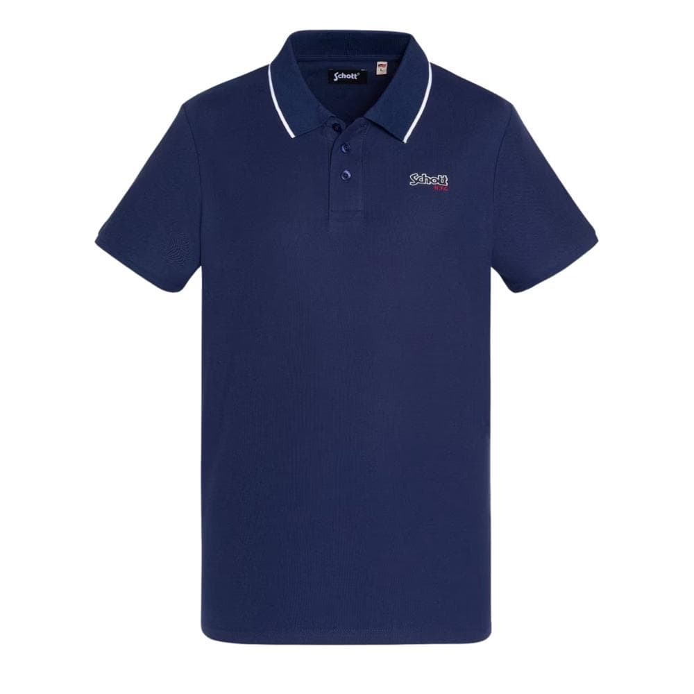 Polo Marine Homme Schott Pique Paul 1