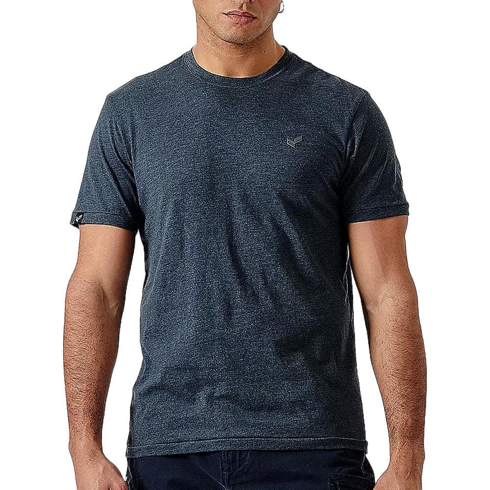 T-shirt Marine Chiné Homme Kaporal PACCOE25M11 1