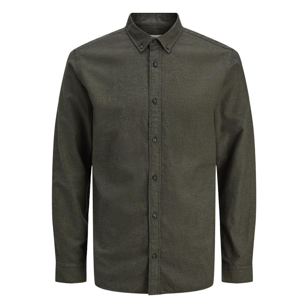 Chemise Kaki Homme Jack & Jones Classic Melange 1