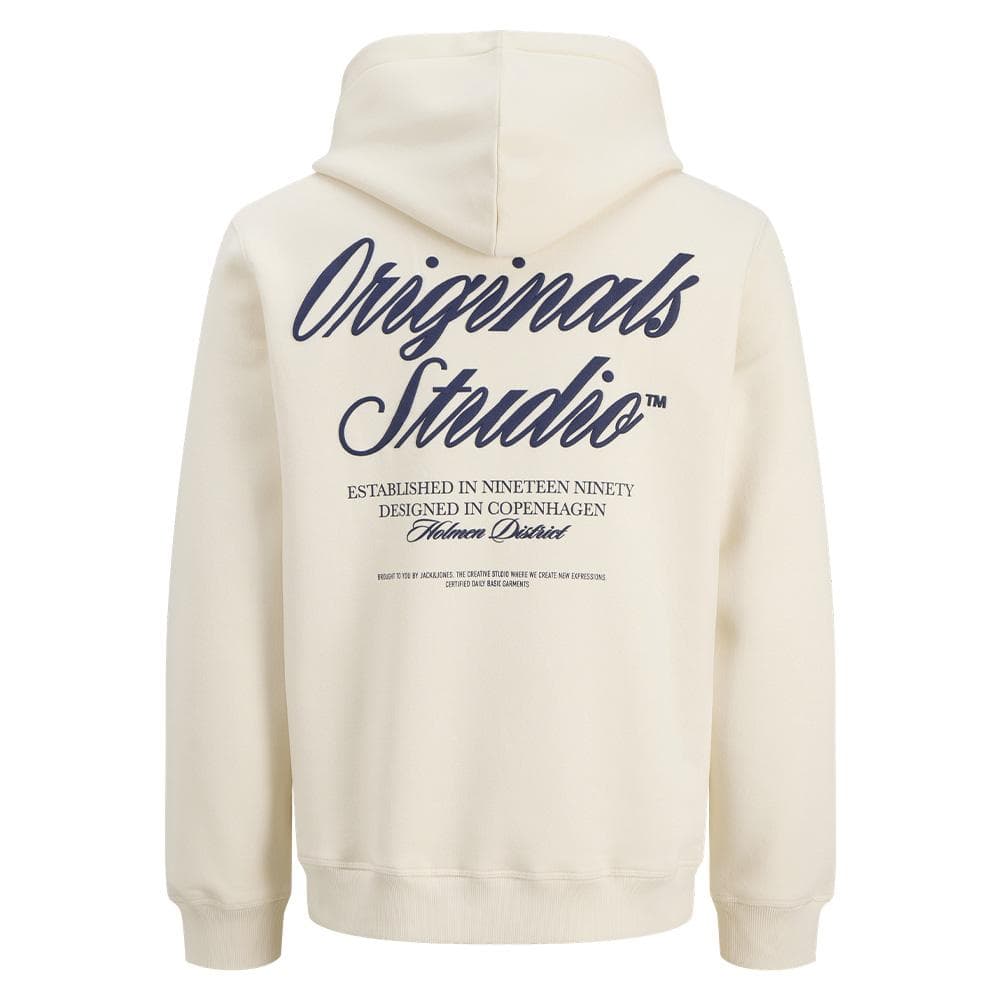 Sweat à Capuche Beige Homme Jack & Jones Typo 2