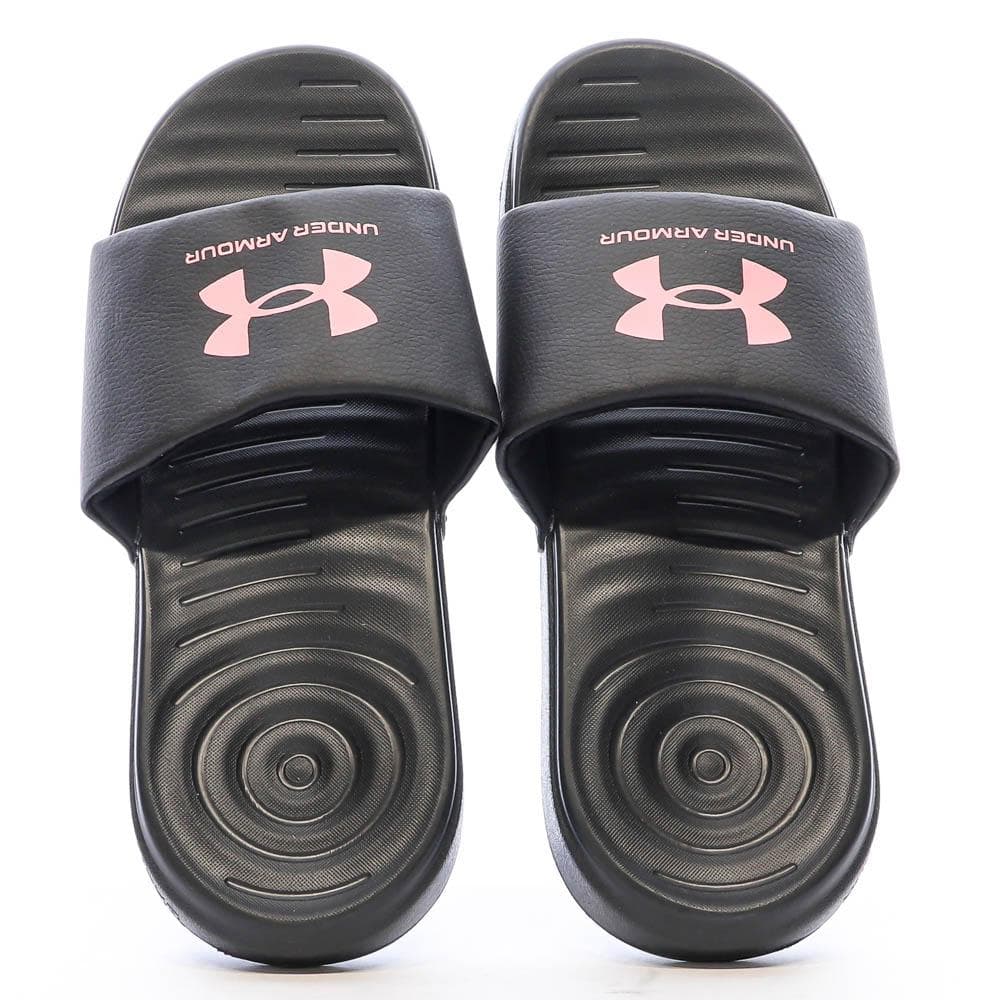 Claquettes Noires/Roses Femme Under Armour Ansa Fix 3